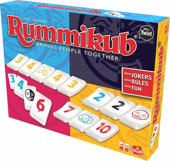 Goliath Rummikub Twist - Bordspel - Gezelschapsspel 2 Goliath Rummikub Twist - Bordspel - Gezelschapsspel - Afbeelding 2