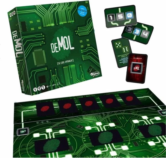 Just Games Wie Is De Mol - De Code Opdracht - Bordspel 8 Just Games Wie Is De Mol - De Code Opdracht - Bordspel - Afbeelding 8