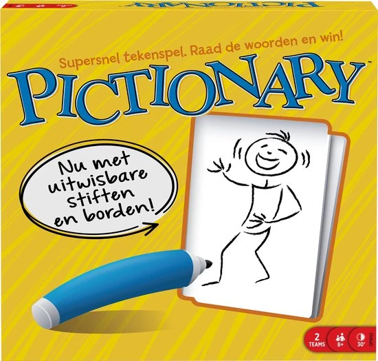 Pictionary Bordspel Mattel Games - Nederlandse Editie 1 Pictionary Bordspel Mattel Games - Nederlandse Editie
