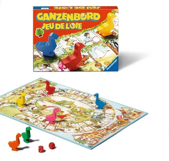 Ravensburger Ganzenbord Kinderspel - Bordspel 8 Ravensburger Ganzenbord Kinderspel - Bordspel - Afbeelding 8