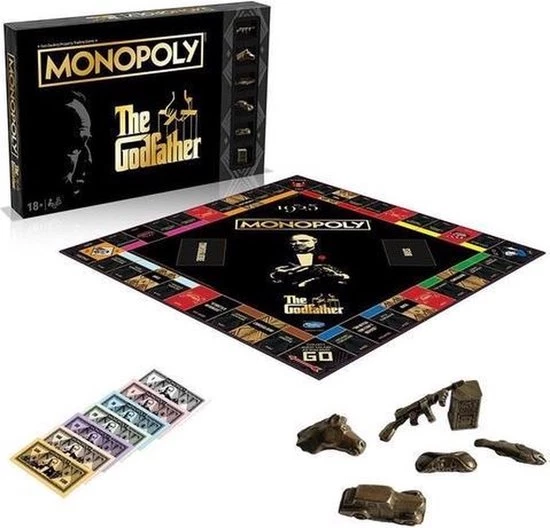 The Godfather Monopoly - Bordspel - Engelstalig 2 The Godfather Monopoly - Bordspel - Engelstalig - Afbeelding 2