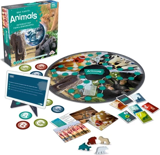 Identity Games BBC Earth: Animals Dierenquiz Bordspel 8 Identity Games BBC Earth: Animals Dierenquiz Bordspel - Afbeelding 8
