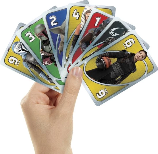 UNO Star Wars: The Mandalorian - Mattel Games - Kaartspel 6 UNO Star Wars: The Mandalorian - Mattel Games - Kaartspel - Afbeelding 6