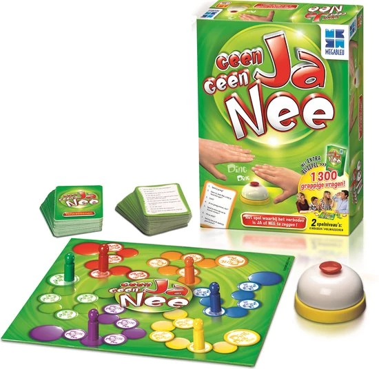 Megableu Geen Ja Geen Nee - Bordspellen - Gezelschapsspel Voor Familie - Reisspel Inbegrepen 8 Megableu Geen Ja Geen Nee - Bordspellen - Gezelschapsspel Voor Familie - Reisspel Inbegrepen - Afbeelding 8