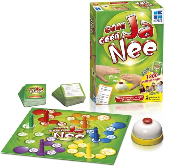 Megableu Geen Ja Geen Nee - Bordspellen - Gezelschapsspel Voor Familie - Reisspel Inbegrepen 5 Megableu Geen Ja Geen Nee - Bordspellen - Gezelschapsspel Voor Familie - Reisspel Inbegrepen - Afbeelding 5