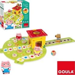 Goula Drie Kleine Biggetjes - Bordspel -Bordspellen Verkoopwinkel 550x541 3