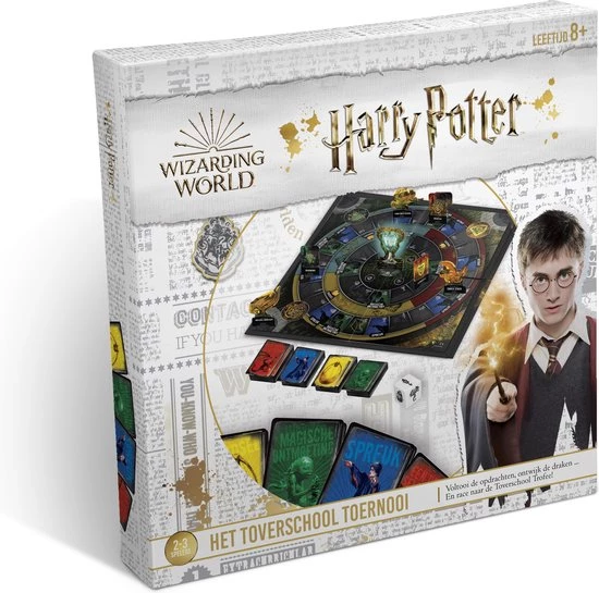 Wizarding World Of Harry Potter Harry Potter - Triwizard Cup Race - Toverschool Toernooi - Bordspel - Gezelsschapsspel 1 Wizarding World Of Harry Potter Harry Potter - Triwizard Cup Race - Toverschool Toernooi - Bordspel - Gezelsschapsspel