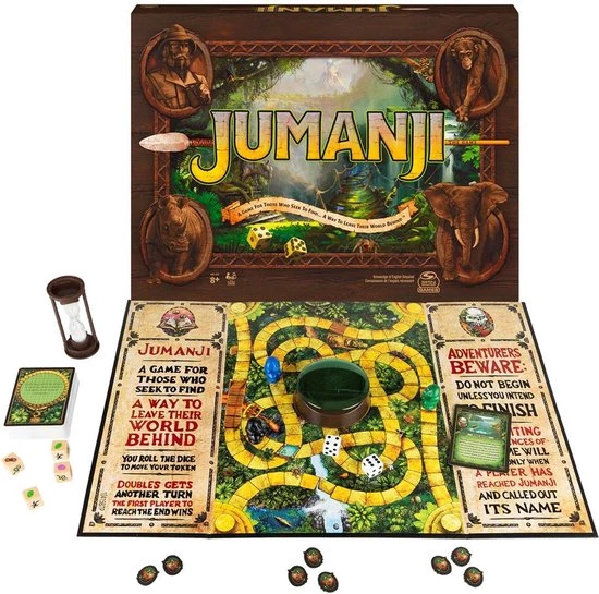 Spin Master Jumanji Het Spel - Avonturenbordspel 1 Spin Master Jumanji Het Spel - Avonturenbordspel