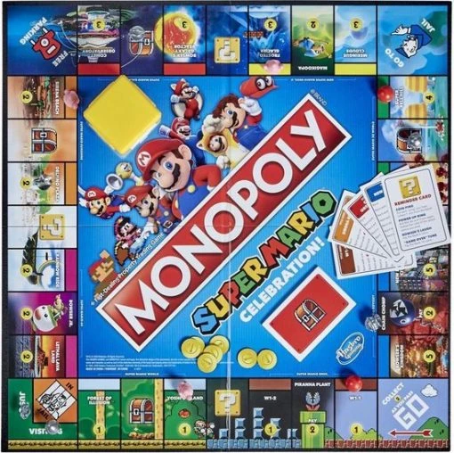 Hasbro Gaming Hasbro Monopoly - Super Mario Celebration Edition - Bordspel - ENG -Bordspellen Verkoopwinkel 550x548 21