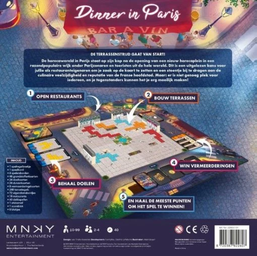 MNKY Entertainment Dinner In Paris - Bordspel 11 MNKY Entertainment Dinner In Paris - Bordspel -Bordspellen Verkoopwinkel 550x548 23