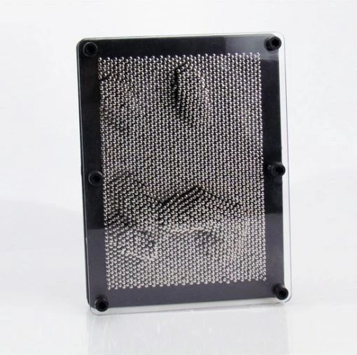 Decopatent Pin Art XL - Spijkerspel - Pinart Spijkerbed - Pinnen Spel - Spijkerspel - 3D Afdruk - Handafdruk - Spellen Met Spijkers - Zwart - 15x20 Cm -Bordspellen Verkoopwinkel 550x548 24