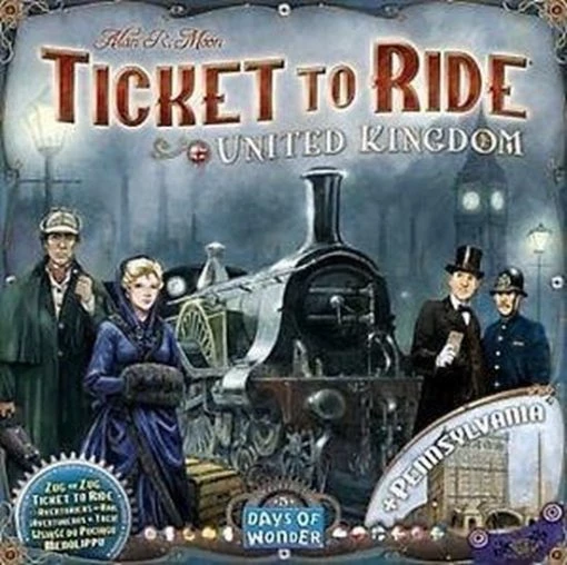 Days Of Wonder Ticket To Ride UK & Pennsylvania - Uitbreiding - Bordspel -Bordspellen Verkoopwinkel 550x548 6