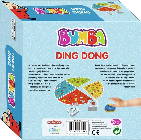Bumba Bordspel - Ding Dong 2 Bumba Bordspel - Ding Dong - Afbeelding 2