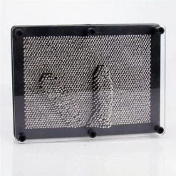 Decopatent Pin Art XL - Spijkerspel - Pinart Spijkerbed - Pinnen Spel - Spijkerspel - 3D Afdruk - Handafdruk - Spellen Met Spijkers - Zwart - 15x20 Cm -Bordspellen Verkoopwinkel 550x549 20