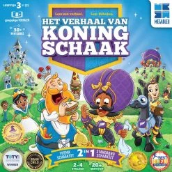 Megableu Het Verhaal Van Koning Schaak - Bordspellen - Gezelschapsspel Voor Familie - Leren Schaken - Winnaar Speelgoed Van Het Jaar Nederland 2022 STEAM