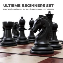 Woodley Magnetisch Schaakbord Met Schaakstukken - Schaakspel - Schaakset - Chess Set - Schaken - Schaak - Hout - Opklapbaar -Bordspellen Verkoopwinkel 550x550 163