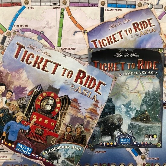 Days Of Wonder Ticket To Ride Asia - Uitbreiding - Bordspel 5 Days Of Wonder Ticket To Ride Asia - Uitbreiding - Bordspel - Afbeelding 5