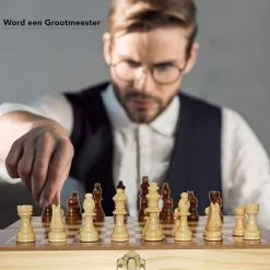 CheckMate® XL GrandMaster Series – Gratis Ebook – Schaakspel – Schaakbord Met Staunton Schaakstukken – Magnetisch – Schaakspellen – Schaakspel Volwassenen Hout – Schaakborden – Schaakborden Volwassenen – Schaakset – Schaken – Schaak – Chess Set -Bordspellen Verkoopwinkel 550x550 241