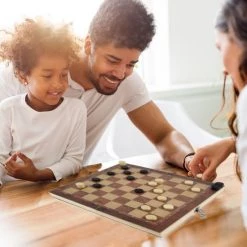 CheckMate IM Series 3-in-1 Schaakbord, Damspel & Backgammon – Schaakbord Met Schaakstukken – Schaakset – Hout – Dambord Met Damstenen – Damset – Backgammon – Backgammon Koffer -Bordspellen Verkoopwinkel 550x550 252