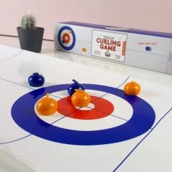 Kikkerland Curling Game - Voor Op Tafel - Spelletjes Voor Kinderen - Speelgoed - Compacte Speelset - Makkelijk Mee Te Nemen Op Reis - Spel - Leuk Voor Kids - Bezigheid -Bordspellen Verkoopwinkel 550x550 277