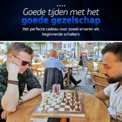 Fortecom Premium Schaakbord Met Co Rdinaten - 2 Extra Dames - 100% Houten Schaakset - 38 Cm - Magnetisch - Inclusief Schaakstukken - Chess Set Schaakborden Schaken Schaak Schaakspellen -Bordspellen Verkoopwinkel 550x550 405