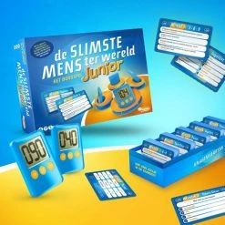 Just Games De Slimste Mens Ter Wereld Junior - Kinderspel -Bordspellen Verkoopwinkel 550x550 447