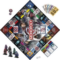Monopoly The Falcon And The Winter Soldier - Engelstalig Bordspel -Bordspellen Verkoopwinkel 550x550 578
