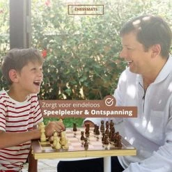 Qproducts Chessmate Inclusief Ebook Magnetisch Schaakspel Schaakbord Schaakbord Met Schaakstukken Schaakset Schaakspellen Schaakspel Hout Volwassenen Schaakborden Kinderen -Bordspellen Verkoopwinkel 550x550 627