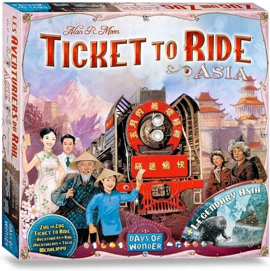 Days Of Wonder Ticket To Ride Asia - Uitbreiding - Bordspel 12 Days Of Wonder Ticket To Ride Asia - Uitbreiding - Bordspel - Afbeelding 12