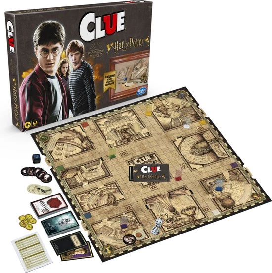 Hasbro Gaming Clue: Harry Potter Editie - Bordspel (Engelstalig) 4 Hasbro Gaming Clue: Harry Potter Editie - Bordspel (Engelstalig) - Afbeelding 4