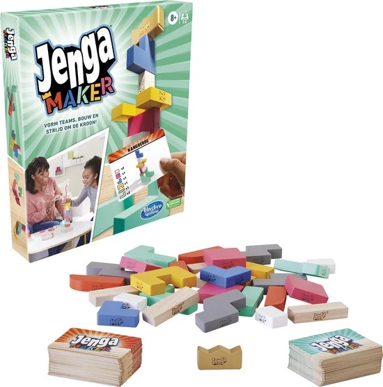 Hasbro Gaming Jenga Maker - Bordspel 4 Hasbro Gaming Jenga Maker - Bordspel - Afbeelding 4