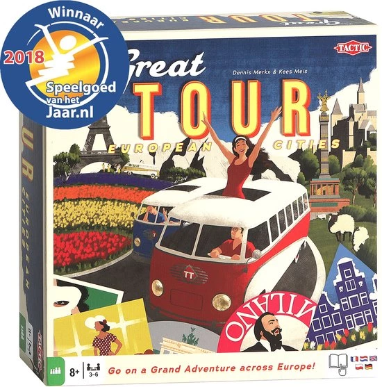 Tactic The Great Tour - Bordspel 14 Tactic The Great Tour - Bordspel - Afbeelding 14
