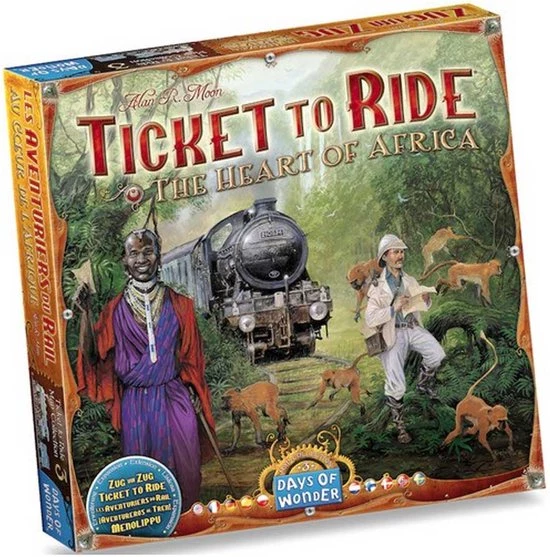 Days Of Wonder Ticket To Ride Afrika - Uitbreiding - Bordspel 1 Days Of Wonder Ticket To Ride Afrika - Uitbreiding - Bordspel