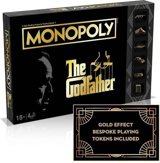 The Godfather Monopoly - Bordspel - Engelstalig 4 The Godfather Monopoly - Bordspel - Engelstalig - Afbeelding 4