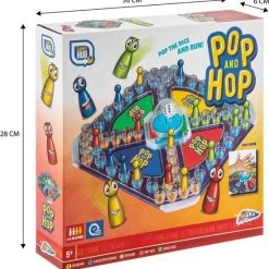 Pop En Hop - Mens Erger Je Niet Variant - Bordspel Voor Kinderen | Grafix -Bordspellen Verkoopwinkel 550x562 13