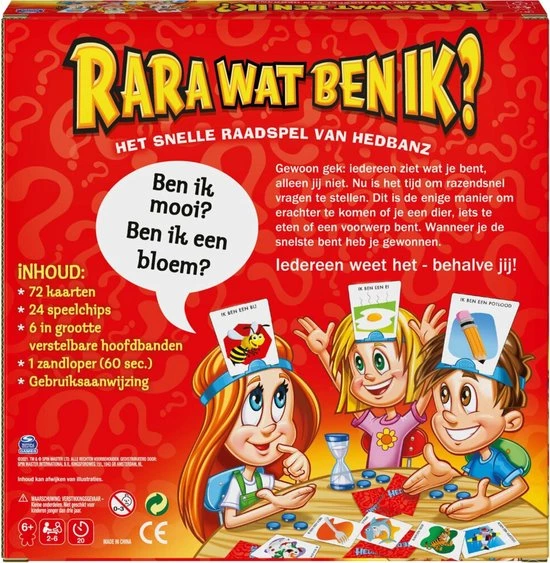 Spin Master Rara Wat Ben Ik - Bordspel 3 Spin Master Rara Wat Ben Ik - Bordspel - Afbeelding 3