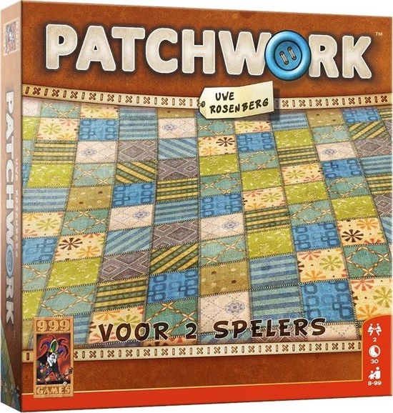 999 Games Patchwork Bordspel 1 999 Games Patchwork Bordspel