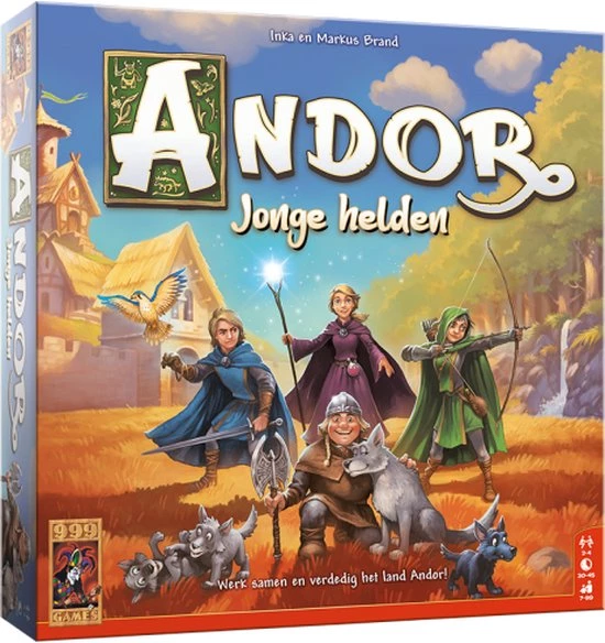 999 Games Andor: Jonge Helden Bordspel 10 999 Games Andor: Jonge Helden Bordspel - Afbeelding 10