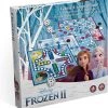 Disney Frozen Frozen II Spellendoos 4-delig: Ladderspel – Molenspel - Dammen – Ludo (mens-erger-je-niet)