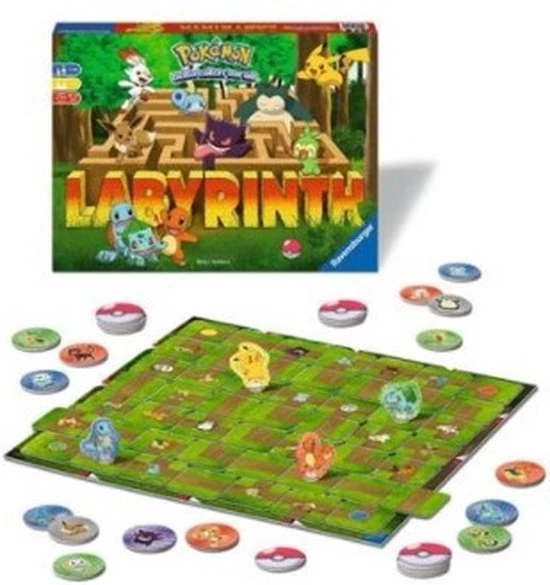 Ravensburger Pok Mon Doolhof - Bordspel 4 Ravensburger Pok Mon Doolhof - Bordspel - Afbeelding 4