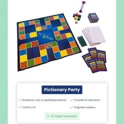 Pictionary Party Pictionary - Engels - Spellen - Spelletjes Voor Volwassenen - Gezelschapsspel Voor Volwassenen - Bordspellen - Bordspellen Voor Volwassenen - Tekenen - Familie Spellen - 12 Jaar En Ouder -Bordspellen Verkoopwinkel 550x588 12