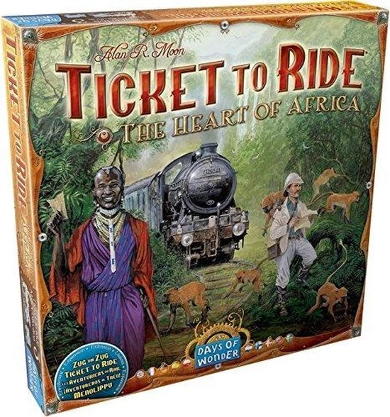 Days Of Wonder Ticket To Ride Afrika - Uitbreiding - Bordspel 7 Days Of Wonder Ticket To Ride Afrika - Uitbreiding - Bordspel - Afbeelding 7