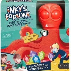 Mattel Games Inky's Treasure - Spannend Bordspel Voor Kinderen - Schatjagen