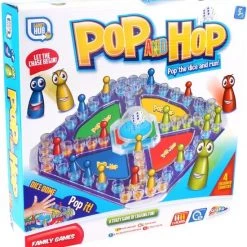 Pop En Hop - Mens Erger Je Niet Variant - Bordspel Voor Kinderen | Grafix