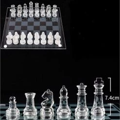 Nixnix Schaakbord 35x35cm - Schaakbord Glas - Luxe Schaakbord - Schaakspel - XL Formaat 10 Nixnix Schaakbord 35x35cm - Schaakbord Glas - Luxe Schaakbord - Schaakspel - XL Formaat -Bordspellen Verkoopwinkel 550x595 9