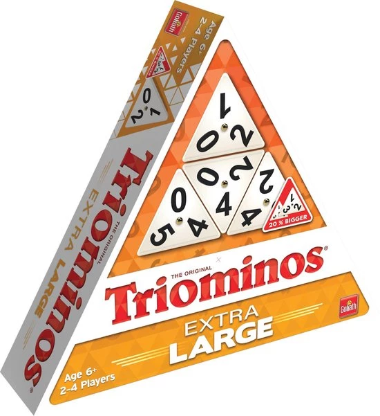 Goliath Triominos Extra Large - Bordspel 1 Goliath Triominos Extra Large - Bordspel