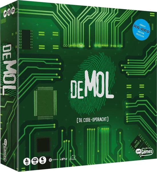 Just Games Wie Is De Mol - De Code Opdracht - Bordspel 1 Just Games Wie Is De Mol - De Code Opdracht - Bordspel