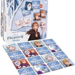 Disney Frozen 2 Memory Spel Junior Karton Blauw/wit 49-delig