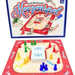 King International Keezenspel Compact - Oud Hollands Keezen - Bordspel - 2 Tot 4 Spelers