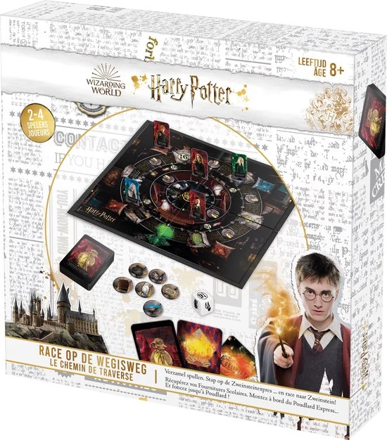 Wizarding World Of Harry Potter Harry Potter - Diagon Alley Dash - Race Op De Wegisweg - Bordspel - Gezelsschapsspel 1 Wizarding World Of Harry Potter Harry Potter - Diagon Alley Dash - Race Op De Wegisweg - Bordspel - Gezelsschapsspel